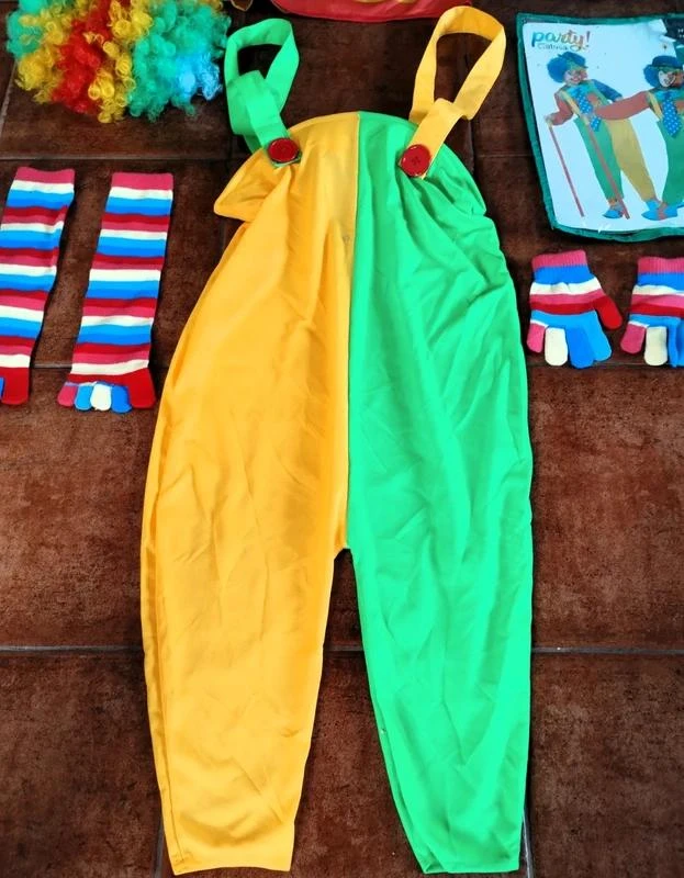 Disfraz de Carnaval Halloween 7-9 Años Payaso Accesorios – photo 4